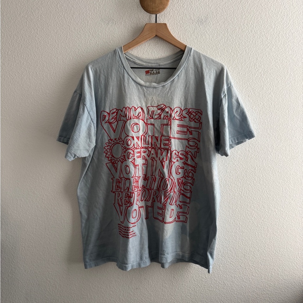 Online Ceramics x Denim Tears Vote Election Reform Midterm Rare Tshirt